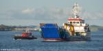 ID 14691 The arrival of the small landing craft KALOPAGA which berthed at Jellicoe Wharf to complete Customs protocols. 
Built in Malaysia and launched in 2018, the 47m landing craft, heavy load carrier...